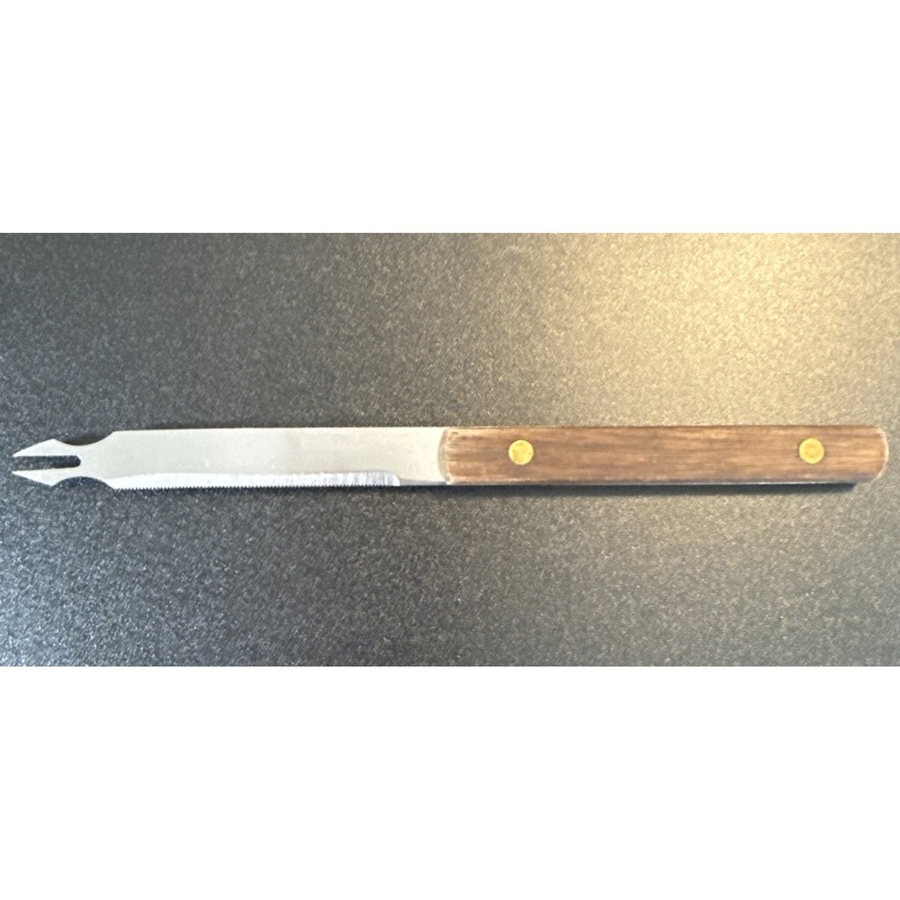 WARCO Japan Stainless Steel Bartender's serrated Vintage Knife wooden Collector